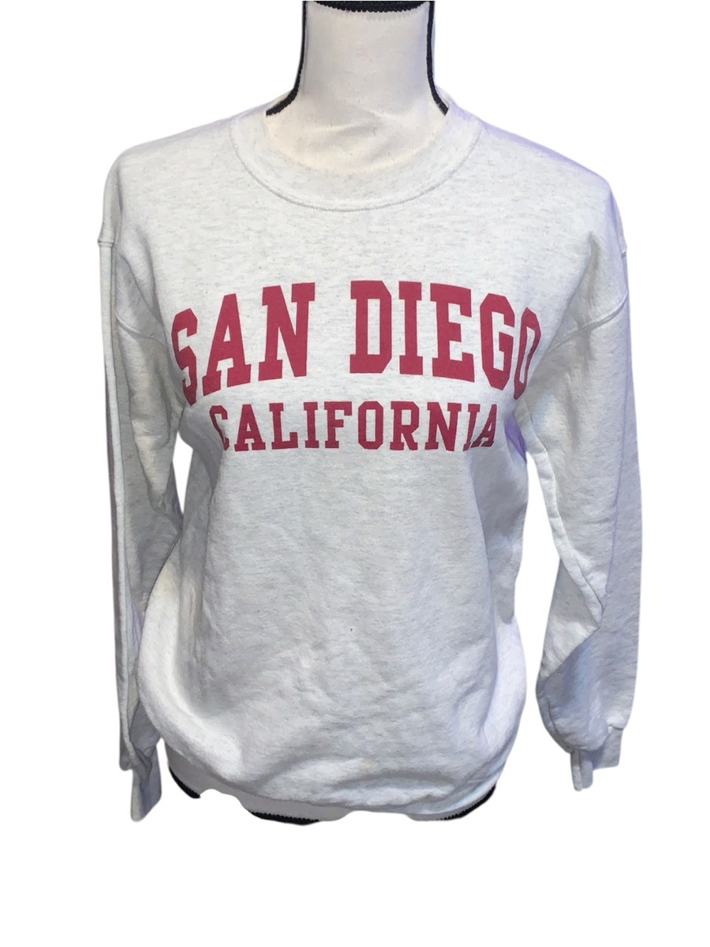 Hanes Eco Smart San Diego California Grey Pullover Sweatshirt